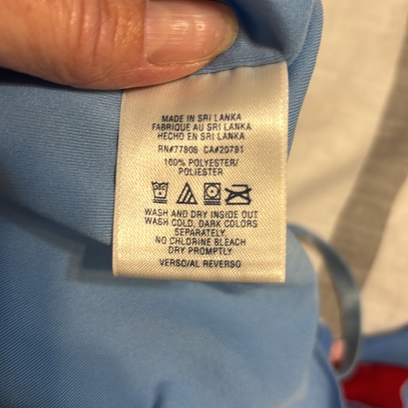 Tommy Jeans Blue Floral Cami, Medium - Picture 5 of 6